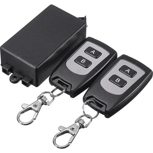 1Pc 220V 10A Relay 1CH Wireless RF Remote Single Way Control Switch 1 Transmitter + 2 Receiver 315MHz Remote Controller