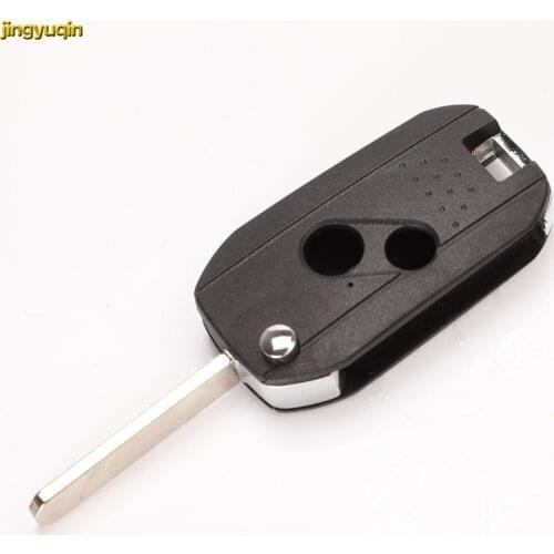 10X Flip Remote Car Key Shell Refit For Honda Accord CRV Civic Pilot Insight Ridgeline HRV Jazz Odyssey 2003-2013 Key Fob 2/3/4B