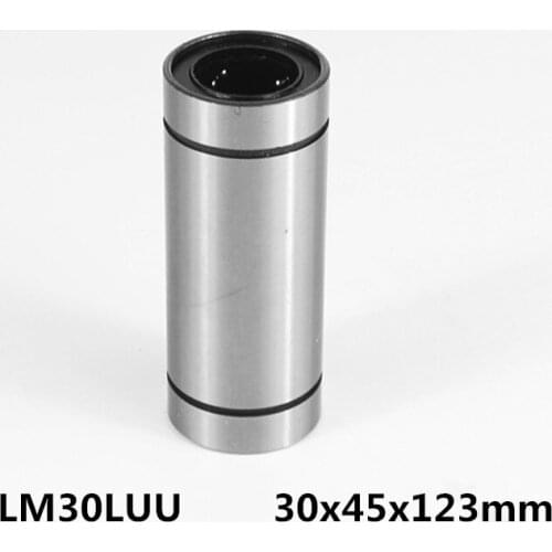 1x LM30LUU 30mm 30x45x123mm Long type Bearing Linear Ball Bearing Bush Bushing