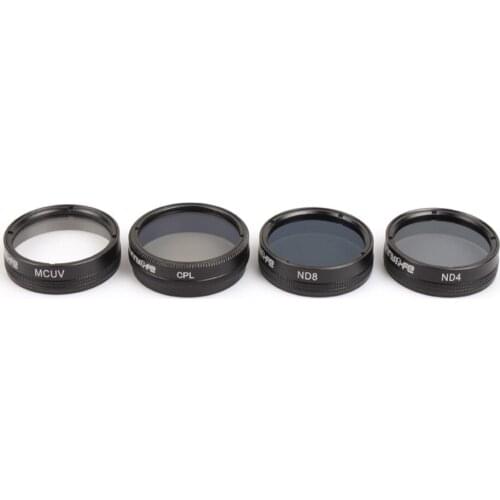 4Pcs Filters Set ND4+ND8+MCUV+CPL Multi-layer Coating Lens Filter Kit for for DJI Phantom 4 PRO/ PRO+/Advanced+ Free Shipping