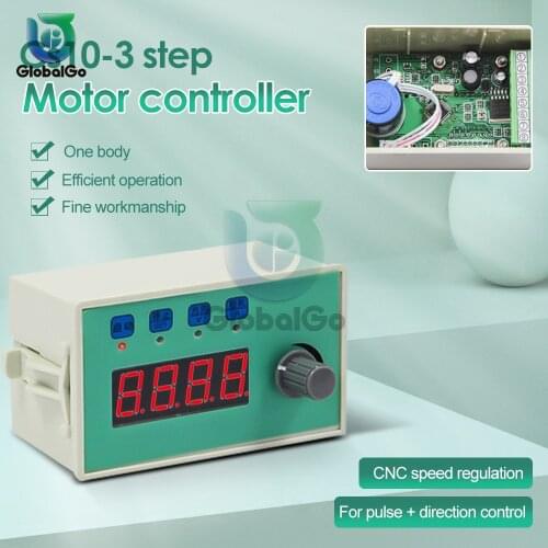 CS10-3 Step Servo CController Pulse Generator Stepless Speed Regulation Simple Operation Direction Keys Can Be Extended