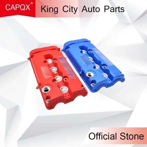 For Honda Civic B16 B18 Fit GK5 Aluminum Alloy Engine Valve cover Valve chamber Cap Cylinder Head Lid Kit Replacement