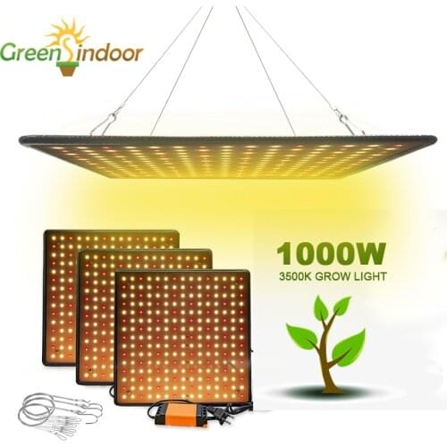 Grow Tent 1000W Grow Light Panel 3500K Phyto Lamp Full Spectrum Indoor Led Lamp For Plants Warm White Leds Fitolamp Bloom Veg