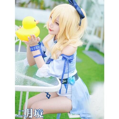 Anime Genshin Impact Jean Cosplay Costume Dream Of Sea Breeze Two Styles Sizes XS-XL Custom-made 2021 New