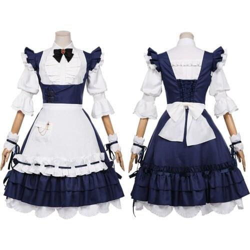 FINAL FANTASY XIV Cosplay Lalafell Cosplay Costume Maid Suit Women Girls Halloween Carnival Costumes