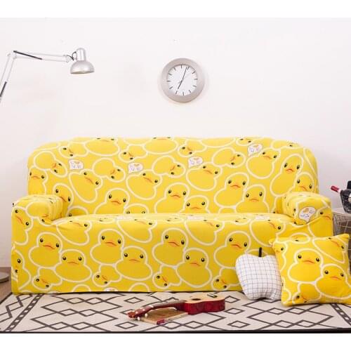 Cute little yellow duck sofa cover Four seasons sofa cover Universal Elastic sofa cover Simple sofa cover ZCW854
