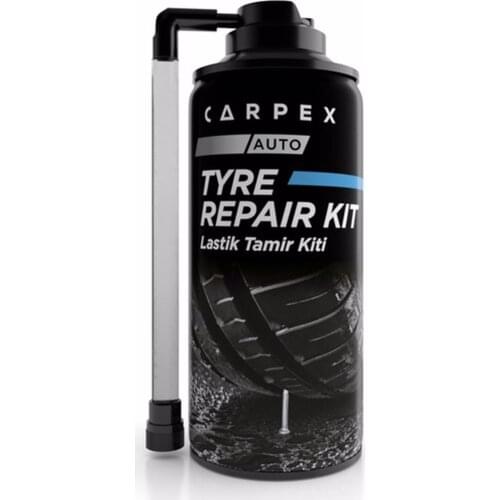 Carpex Tire Repair Spray Kit 2 Pcs 300 Ml Selsil Anhydrous Spray 500Ml A + + quality 2021 production each vehicle compatible spray
