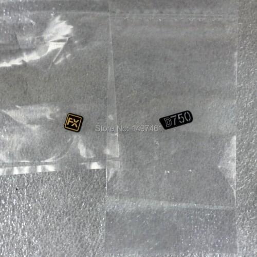"FX"and "D750"Genuine Original front logo repair parts for Nikon D750 SLR