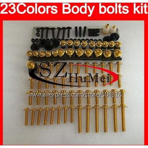 Fairing bolts full screw kit For HONDA VFR400RR 94 95 96 97 98 NC35 VFR400 RR 1994 1995 1996 97 1998 Windscreen bolt screws Nuts