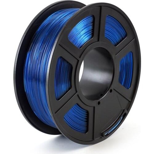 PETG Transparent Blue 1.75mm 3D Printer Filament 1kg/2.2lbs Plastic Material for FDM 3D Printer