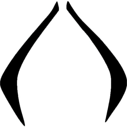 Fiberglass Headlight Eyelids Eyebrows for 2010-2013 Toyota Mark X