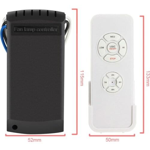 Universal Ceiling Fan Light Lamp Timing Speed Controller Switch Wireless Remote Control Kit Transmitter and receiver ASK