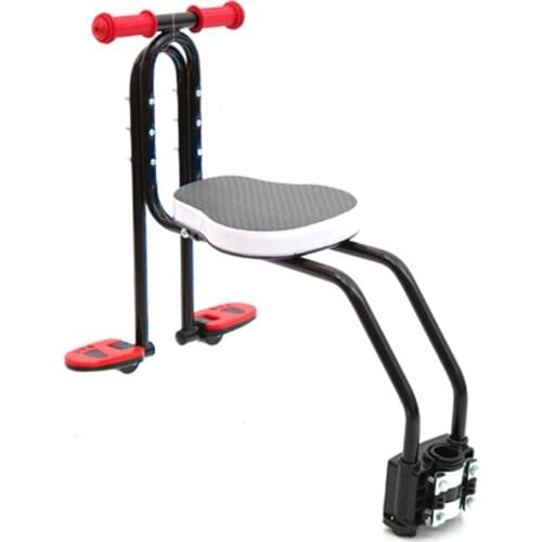 Bicycle Seat MTB Mountain Bike Front Seats Mat Children Baby Bicycle Safety Chair With Armrest Bar Pedal Cycling Acccessories