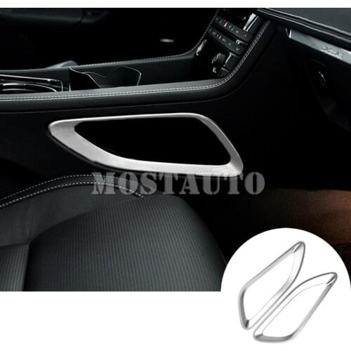 For Jaguar F-Pace X761 Inner Console Gear Box Side Cover Trim 2016-2019 2pcs Car Accessories Interior Car Decor Car Trim