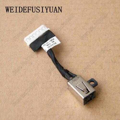 10PCS DC Power Jack Plug In Charging Port Connector Socket Wire Cable Harness for DELL CHROMEBOOK 13 7310 13-7310