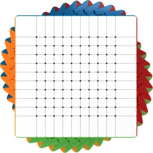 11x11 Cube MOYU Cubing classroom MeiLong 11x11 Magic Cube Stickerless Plastic 11 Layer Puzzle Speed Magic Cube TOYS Brain Teaser