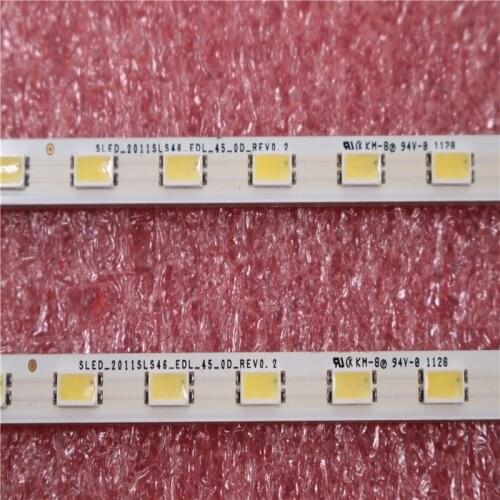 2PCS=45LEDS 522MM 46" SLED_2011SLS46_EDL_45_0D_REV0.2 For Sony LJ64-02873A LJ64-02872A LED Strip