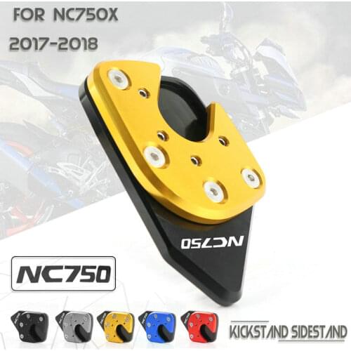 Motorcycle Accessories Kickstand Sidestand Stand Extension Enlarger Pad for HONDA NC750X NC 750X NC750 X 2014-2021