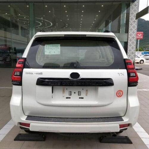 For Toyota Land Cruiser Prado 150 2018 2019 2020 Black Rear Door Trim Accessories