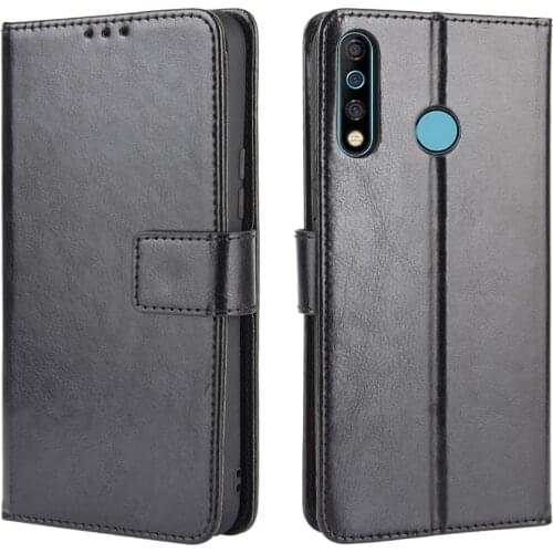 For Tecno Camon 12 Case Premium PU Leather Wallet Leather Flip Case Cover For Tecno Camon 12