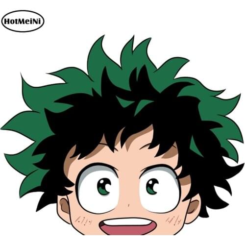 HotMeiNi 13cm x 10.6cm For My Hero Academia Graffiti Car Stickers Refrigerator Decal Creative Personality Campervan Decor