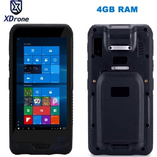 China Rugged Mini PC Tablet Pocket Mobile Computer Windows 10 Tablet 4GB RAM 64GB ROM IP67 Shockproof GPS 2D Barcode Scanner PDA