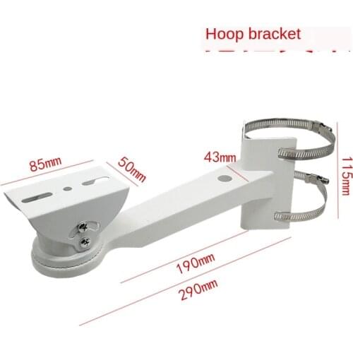 ANPWOO Monitoring Hoop Bracket Closed Circuit Camera Pole Hoop Bracket Monitoring Bracket Outdoor External Wall Corner Bracket
