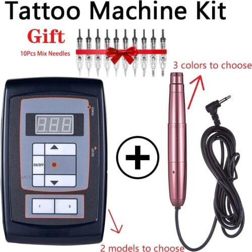 Dermograph Digital Tattoo Machine Kits Microblading Rotary 600D-G Eyebrow Machine Pens Tattoo Eyebrow Tools For Permanent Makeup