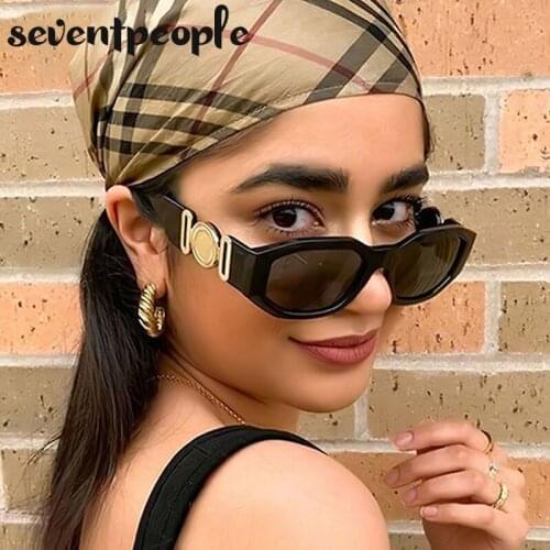 Vintage Small Square Sunglasses Women 2021 Luxury Brand Rectangle Sun Glasses For Men Retro Eyewear UV400 Очки Солнечные Женские