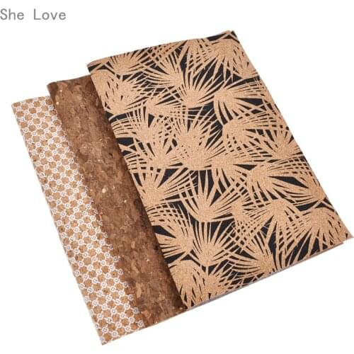 Chzimade A4 Soft Cork Fabric Sewing Cloth Garments DIY Handmade Materials Craft Making Accessories