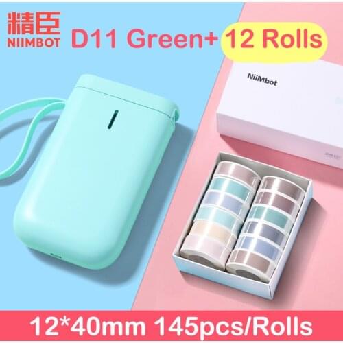 NIIMBOT D11 Morandi gift box set thermal self adhesive label hand account material small label