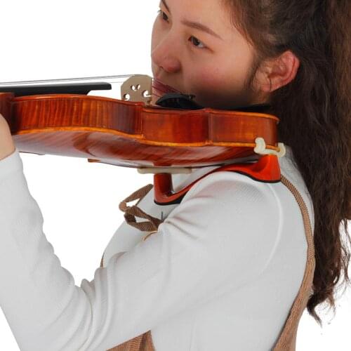 Newest Universal Solid Wood Tiger Pattern Shoulder Support Rest for 4 / 4-4 / 3 Violin Parts & Accessories Musical Instruments