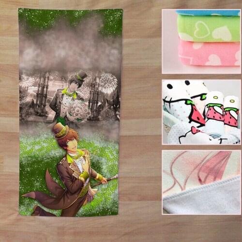 NEW Anime Uta no Prince-sama Cecil Aijima Towel Microfiber Bath Bathroom Shower Facecloth