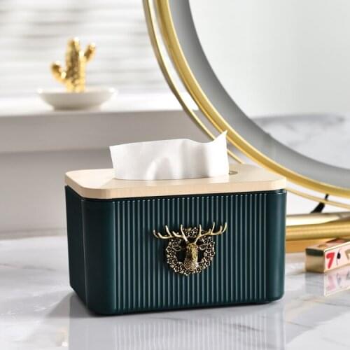 Resin Creative Tissue Box Home Modern Decoration Table Storage Box Napkin Holder Toilet Roll Boite Mouchoir Home Storage BJ50ZC