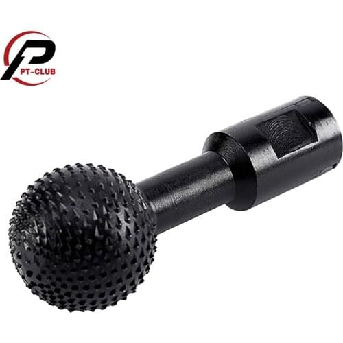 M10/M14 Rotary Grinding Head Ball Gouge Spherical Spindles Shaped Wood Gouge Power Carving Accessories for Angle Grinder