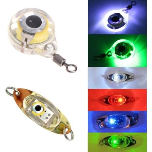 Fishing Lights Night Fluorescent Glow LED Underwater Night Fishing Light Lure for Attracting Fish Mini LED Fishing Lures Supplie