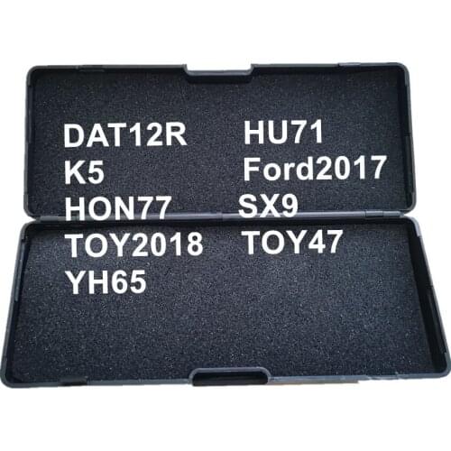 LiShi 2 IN 1 Locksmith Tool DAT12R HU71 K5 Ford2017 SX9 TOY2018 TOY47 HON77 YH65 Locksmith Tools For All Types
