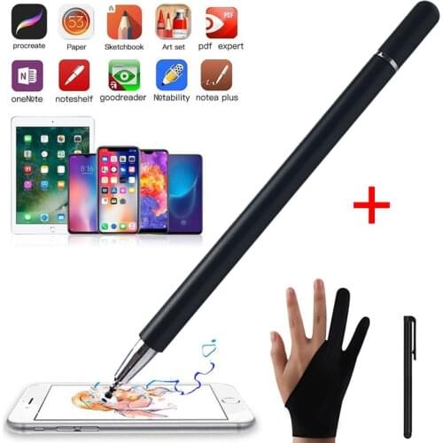 Universal Capacitive Stylus Touch Screen Pen For Apple iPad Pencil For iPad Pro 11 12.9 10.5 Stylus Tablet Pen Phone For iPhone