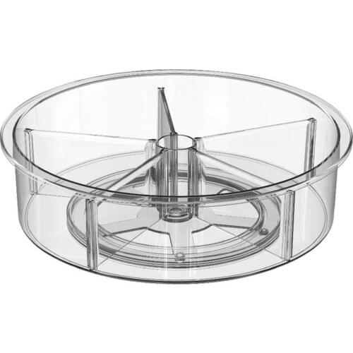 360 Rotating Storage Container Turntable Kitchen Spice Bottle Organizer Turntable Storage Bin Skin Care Product Storage Box