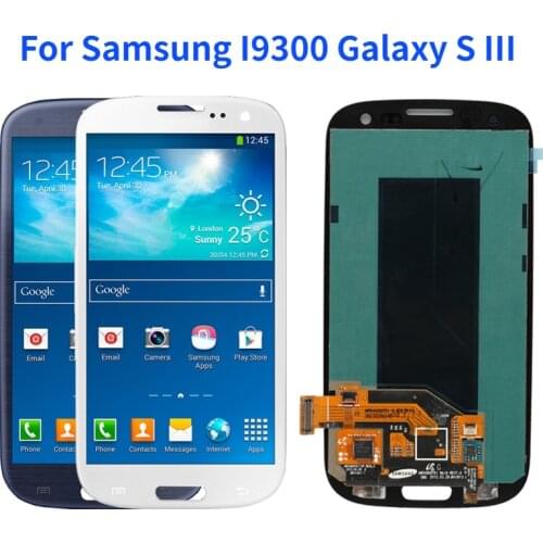 AMOLED replacement for Samsung Galaxy S3 mini i9300 i8190 S4 i337 i9505 lcd Display touch screen with frame + free tools sticker