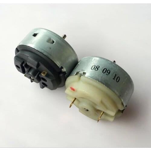1pc Round 1.5-4.5V 9000--13500RPM Double Ball Bearings DIY Low Voltage High Torque Magnetic Strong Electronic Tool Fans DC Motor