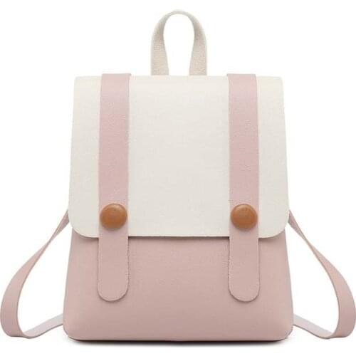 10PCS / LOT Small Backpack for Women Fashion Leather Shoulder Bag Korean Style Ladies Elegant Mobile Phone Bagpack for Teenage