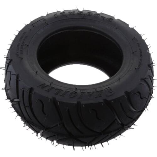 13x5.00-6" Inch Smooth Tread Tubeless Tire for Folding Bike Scooters