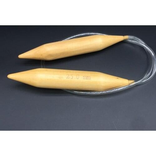 25MM Circular Knitting Needles Pins Sewing Tools crochet Length 80cm Thick needle knit ganchillo