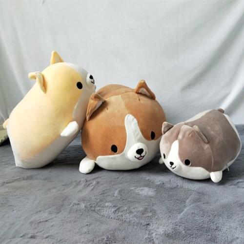 45/60Cute Fat Shiba Inu Dog Plush Toy Stuffed Soft Kawaii Animal Cartoon Pillow Lovely Gift for Kids Baby Children Good Quality