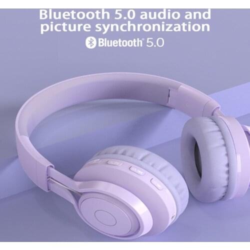Wireless Headphones Sport Bluetooth 5.0 Earphone Handsfree Headset Ear Buds Head Phone Earbuds For IPhone Xiaomi Children Gift