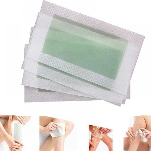 10Sides Hair Removal Depilatory Nonwoven Waxing Wax Strip Paper Hair Remove Wax Paper for Leg Body Pad Patch