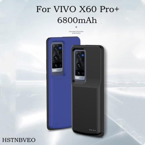 HSTNBVEO 6800mAh For VIVO X60 Pro+ Battery Case Smart Phone Power Bank Charging Cover For VIVO X60 Pro+ Battery Charger Cases