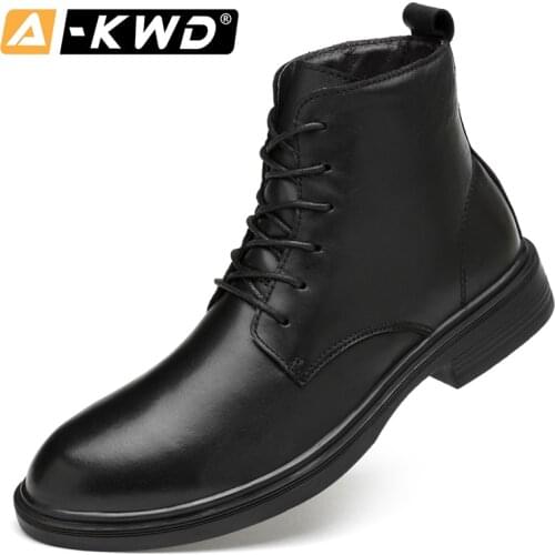 Black Men Winter Boots Retour Vers Le Futur Lace-up Men Shoes Sneakers Mens Spring Autumn And Winter Footwear Ankle Boots 37-47
