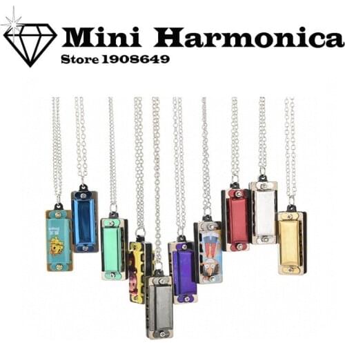 Kids Children Mini harmonica 4-hole Musical Tool Best Gift best deal 1pcs Halloween gift Christmas present